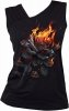 Flaming Rose - Ladies Slant Top Spiral